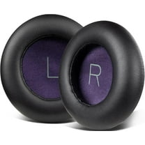 SOULWIT Replacement Ear Pads Cushions for Plantronics BackBeat Pro Wireless Noise Canceling Headphones, Earpads with Noise Isolation Memory Foam, Softer Protein Leather - Black