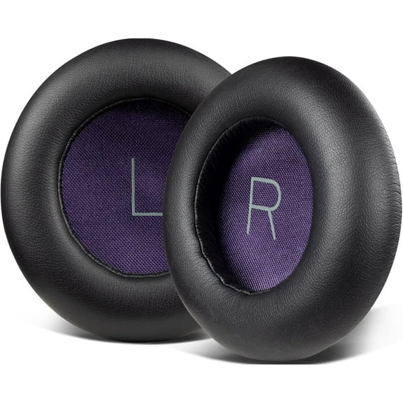 SOULWIT Replacement Ear Pads Cushions for Plantronics BackBeat Pro Wireless Noise Canceling Headphones, Earpads with Noise Isolation Memory Foam, Softer Protein Leather - Black