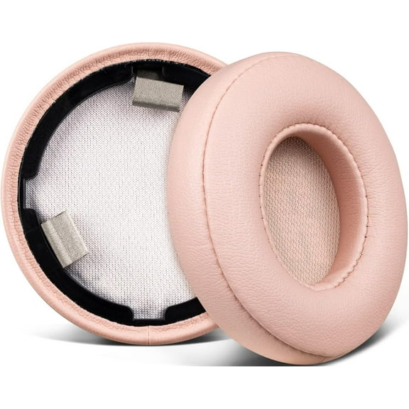 SOULWIT Replacement Ear Pads for JBL Live 460NC/Live 460 NC On-Ear Wireless Headphones, Earpads Cushions with Softer Protein Leather, Noise Isolation Foam - Sand Dune