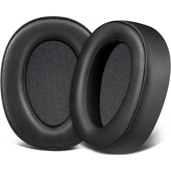 SOULWIT Replacement Earpads Cushions for Sony WH-H900N (h.Ear on 2 Wireless) & MDR 100ABN (h.Ear on Wireless) Noise Canceling Over-Ear Headphones, Ear Pads with Noise Isolation Foam - Black