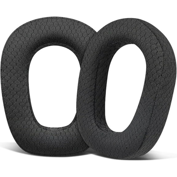SOULWIT Replacement Earpads for Logitech G435 Lightspeed Wireless Gaming Headphones, Ear Pads Cushions with Durable Mesh Fabric, High-Density Foam - Black