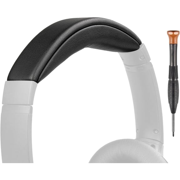 SOULWIT Headband Cover for Bose QuietComfort 25(QC25) Headphones, Replacement Headstrap Pad Repair Part - Black