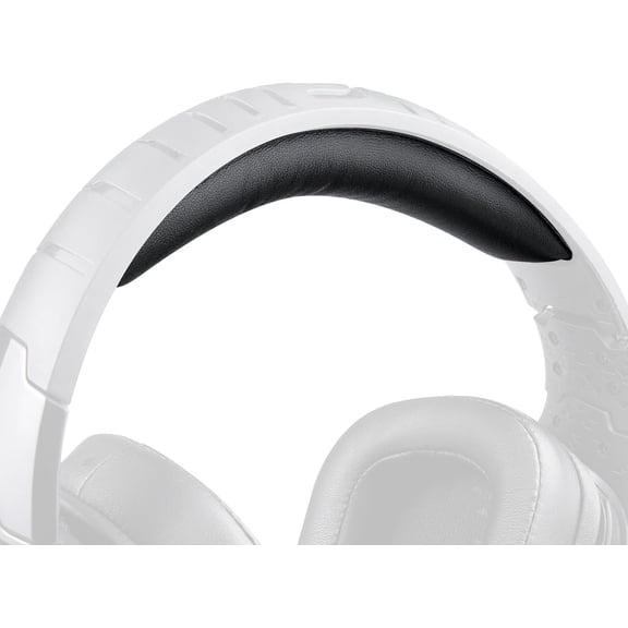 SOULWIT Replacement Headband Pad Kit for Logitech G633/G633S/G933/G933S/G935 Headphones, Headset Head Band Top Cushion Cover Repair Part with Soft Protein Leather, Easy DIY Installation - Black