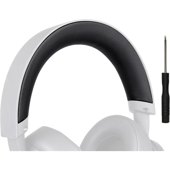 SOULWIT Replacement Headband Pad Kit for Microsoft Xbox Wireless/Wired, Xbox Wireless (2024 Version), Xbox Stereo 20th Anniversary Special Edition Headset, Easy DIY Installation - Black