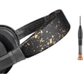 thumbnail image 1 of SOULWIT Replacement Headband Pad Kit for Bose QuietComfort 15(QC15)/QuietComfort 2(QC 2) Headphones, Easy DIY Installation - Black Gold, 1 of 6