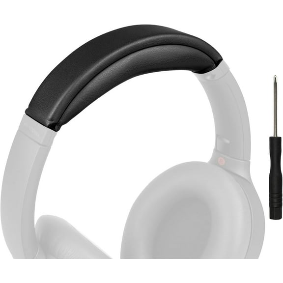 SOULWIT Replacement Headband Pad Kit for Sony WH-1000XM4 (WH1000XM4) Headphones, Easy DIY Installation (Black)