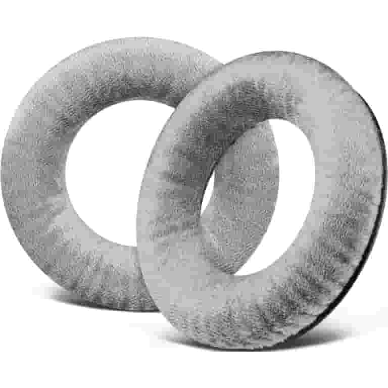 Replacement Velour Ear Pads For Beyerdynamic DT770/DT990 Pro Headphones - Grey Memory Foam