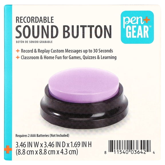 Pen+Gear Recordable Sound Button