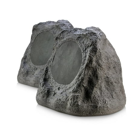 SOUND PRO SPS-2000-SL Dual Bluetooth Active Rock Speaker Pair, Gray Slate