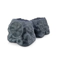 thumbnail image 1 of SoundPRO SPS-4000-SL SPS-4000 5-In. 14-Watt-RMS Solar-Rechargeable Bluetooth Multi-Link Nexus Rock Speakers (Slate Gray), 1 of 8