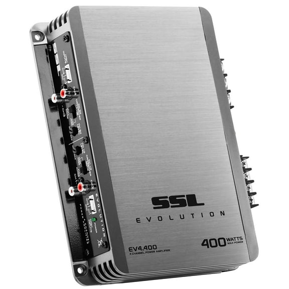 Sound Storm Lab EV4.400 400 W Max 4-Channel Class A/B Stereo Car Audio Amplifier