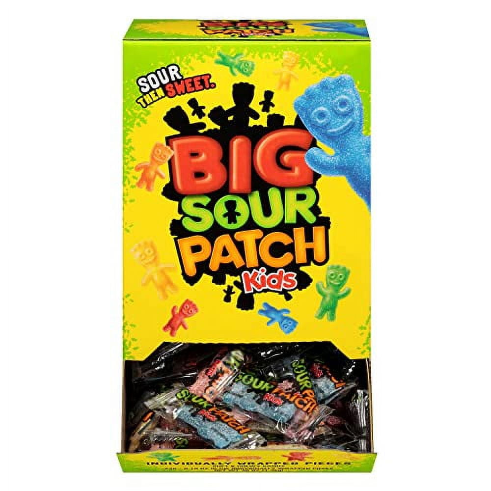 Sour Patch Kids Big Individually Wrapped Soft & Chewy Candy, 240Count,, ()