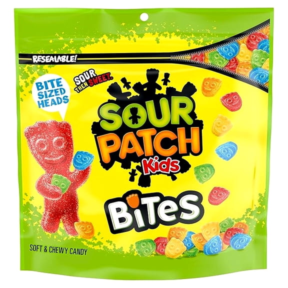 SOUR PATCH KIDS Bites Soft & Chewy Candy, 12 oz