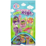 SOUR PATCH KIDS Bunnies, Eggs & SWEDISH FISH Soft & Chewy Easter Candy Variety Pack, 80 Snack Packs