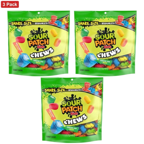 SOUR PATCH KIDS Chews Soft & Chewy Candy Share Size - 8.1oz