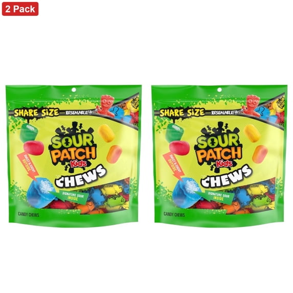 SOUR PATCH KIDS Chews Soft & Chewy Candy Share Size - 8.1oz