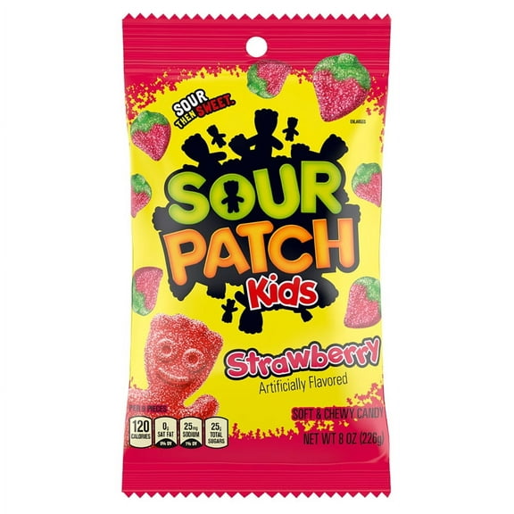 SOUR PATCH KIDS STRAWBERRY SOFT CANDY 8 OZ