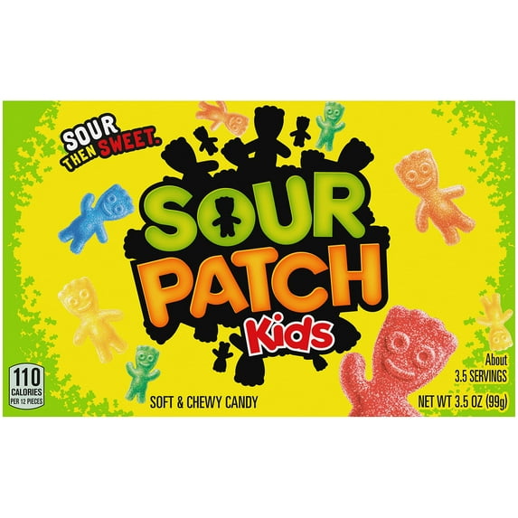SOUR PATCH KIDS Soft & Chewy Candy, 12 - 3.5 oz Boxes