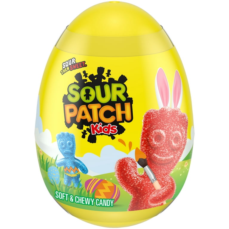 SOUR PATCH KIDS Soft & Chewy Easter Candy, 0.88 oz Easter Egg