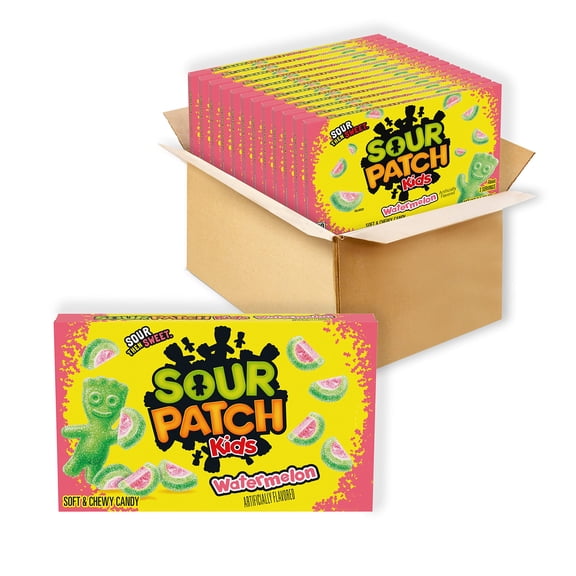 SOUR PATCH KIDS Watermelon Soft & Chewy Candy, Bulk Candy