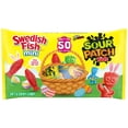 thumbnail image 1 of SOUR PATCH KIDS and SWEDISH FISH Mini Soft & Chewy Easter Candy Variety Pack, Bulk Candy, 50 Packs, 1 of 1