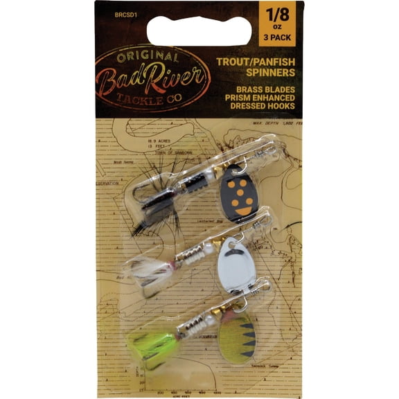 SOUTH BEND SBCSD1 Classic 3Pc Trophy Pk 1/8 Oz, Multicolor, One Size