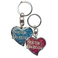 thumbnail image 1 of SOUTH DAKOTA BLING HEART KEYCHAIN, 1 of 1