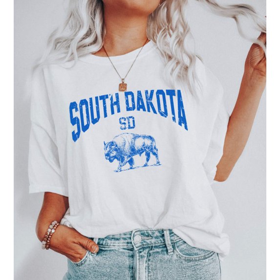 SOUTH DAKOTA Garment Dyed Graphic T-Shirt