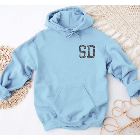 SOUTH DAKOTA Graphic Unisex Fleece Hooded Sweatshirt