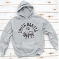 thumbnail image 1 of SOUTH DAKOTA Graphic Unisex Sponge Fleece Hoodie, 1 of 3