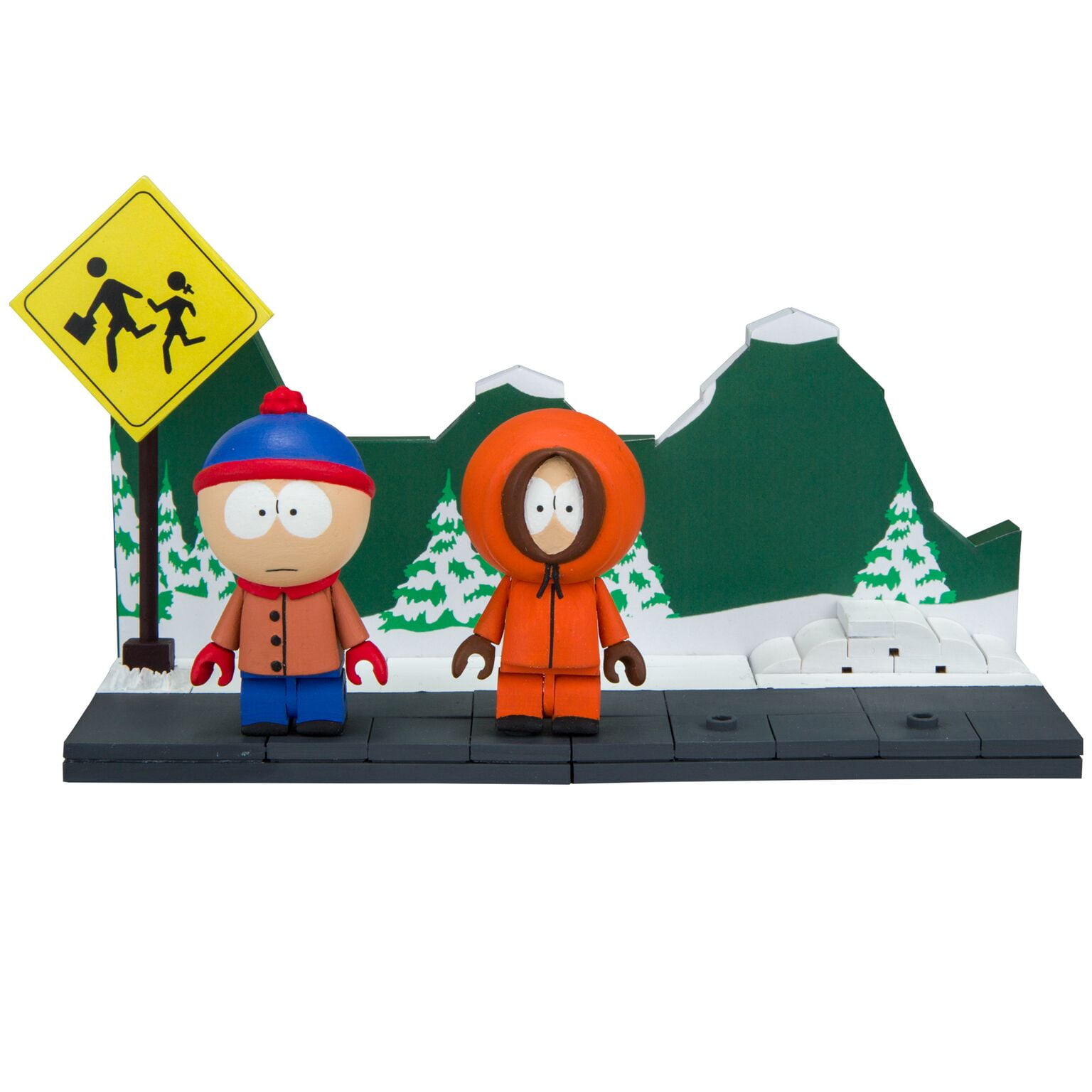 その他 SOUTH PARK SET SOUTH PARK SMALL SET - Stan & Kenny with The Bus Stop Small