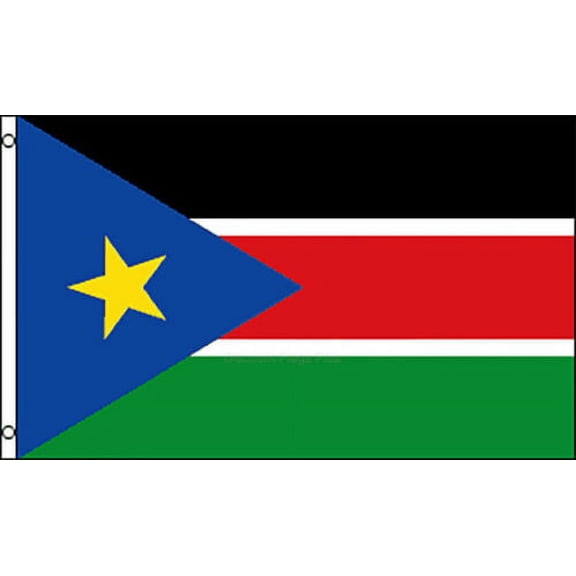 SOUTH SUDAN FLAG 3X5 FEET SUDANESE REPUBLIC NEW 100D