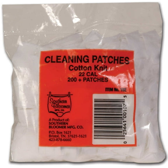SOUTHERN BLOOMER CLEANING PATCHES .22 CAL