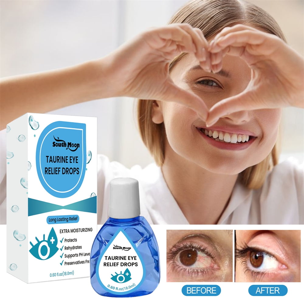 SOUTHMOON Eye Care Drops Relieve Eye Fatigue Red Eye Dry Eye Blurred