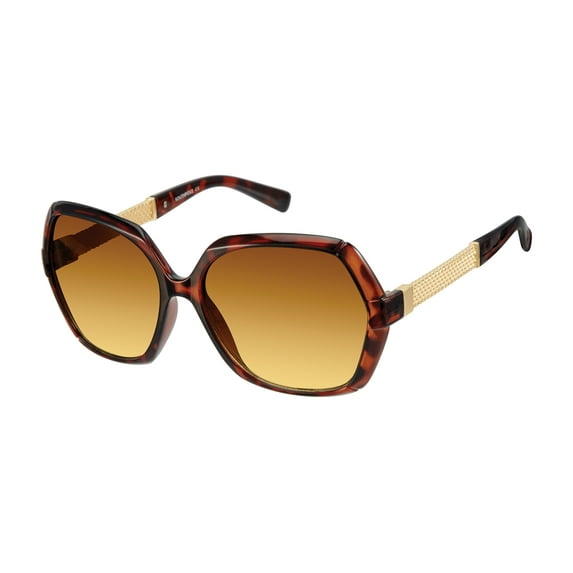 SOUTHPOLE Women's 1002SP Oversized UV400 Protective Geometric Sunglasses, Cool Gifts for Her, 56 mm