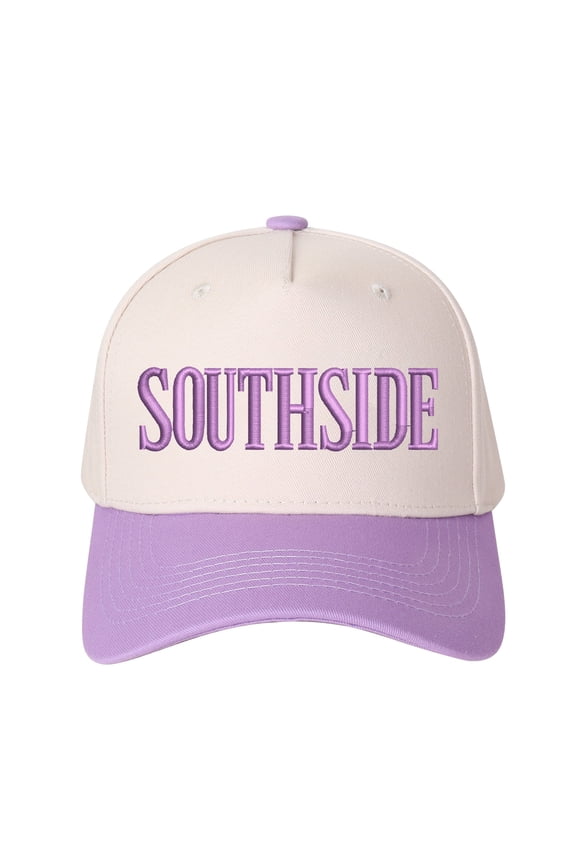SOUTHSIDE Embroidered Patchwork Trucker Cap | Adjustable Unisex Snapback, City Pride Essential