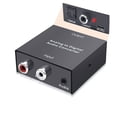 thumbnail image 1 of SOUTHSKY 48khz Analog to Digital Audio Converter,Stereo Analog 3.5mm Aux Jack R/L RCA to Digital Coaxial Toslink Optical SPDIF Audio Adapter Box, 1 of 7