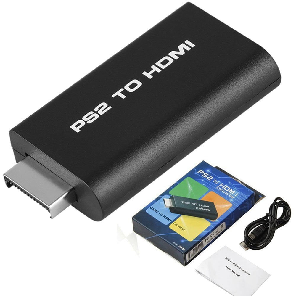 SOUTHSKY Upgrade Mini PS2 to HDMI Video Converter Adapter with 3.5