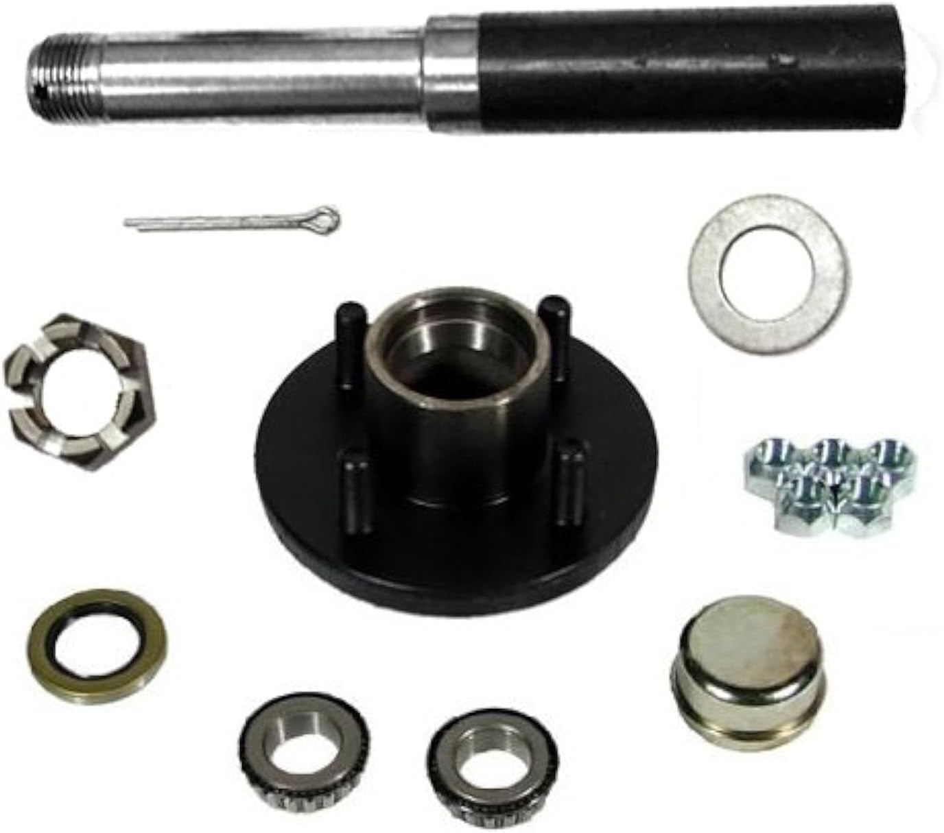 SOUTHWEST WHEEL 2,000 lbs Trailer Axle Spindle with 4-4