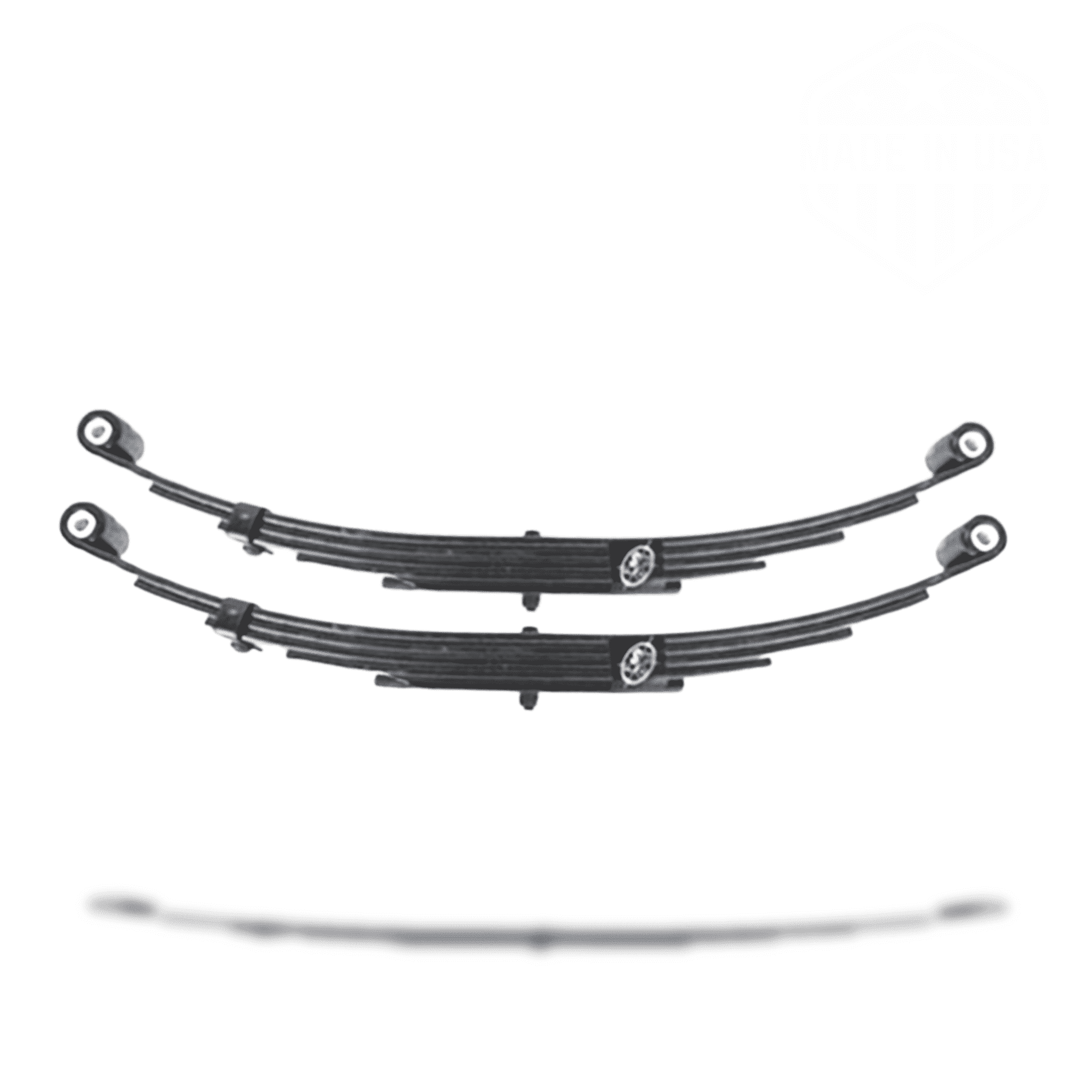 SOUTHWEST WHEEL 2-Pack USA Made 5 Leaf 25 1/4" 2,950 lbs Double Eye ...