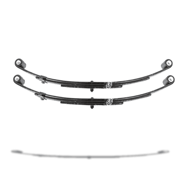 SOUTHWEST WHEEL 2-Pack USA Made Made 3 Leaf 25 1/4" 1,750 lbs Double Eye Trailer Leaf Spring
