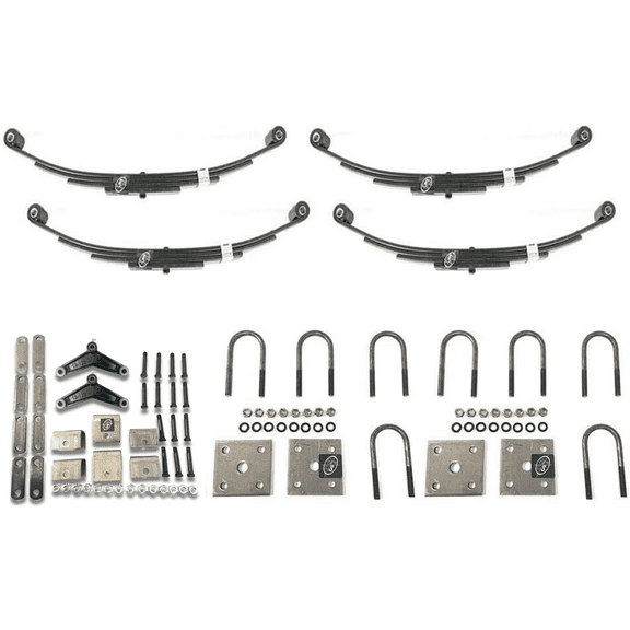 SOUTHWEST WHEEL USA Made 3,500 lbs. Tandem Trailer Axle Suspension Kit (Leaf Springs, Hanger & U-Bolt kit)