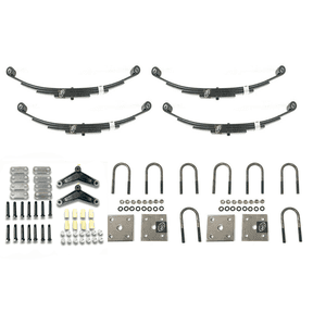 SOUTHWEST WHEEL USA Made 3,500 lbs. Tandem Trailer Axle Suspension Kit (Leaf Springs, Shackle & U-Bolt kit)