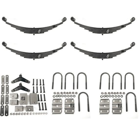 SOUTHWEST WHEEL USA Made 7,000 lbs. Double Eye Leaf Spring Tandem ...