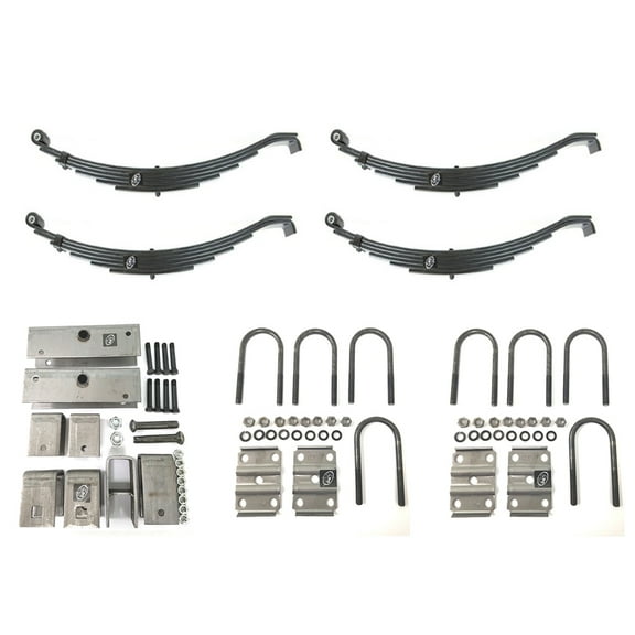 SOUTHWEST WHEEL USA Made 7,000 lbs. Slipper Spring Tandem Trailer Axle Suspension Kit