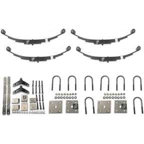SOUTHWEST WHEEL USA Made Heavy Duty 3,500 lbs. Tandem Trailer Axle Suspension Kit (Leaf Springs, Hanger & U-Bolt kit)