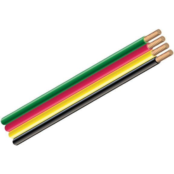 Southwire 12 AWG 3 Conductor Flat Submersible Pump Cable - Copper, PVC Jacket - 500 Ft