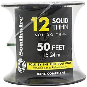 Southwire Thhn Wire - Copper Conductor, Nylon Jacket - 50' Green