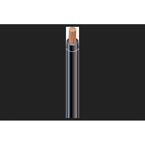 SOUTHWIRE COMPANY LL 22973257 Building Wire Stranded Copper 10 Ga, 1 Conductor 30 Amp 600 V 90 Deg C, 500 ', Black