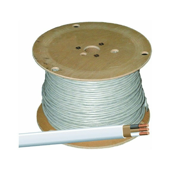 SOUTHWIRE COMPANY LL 28827472 Building Wire 14 Ga / 2 Conductor 15 Amp 600 V 90 Deg C, 450 ' ', White
